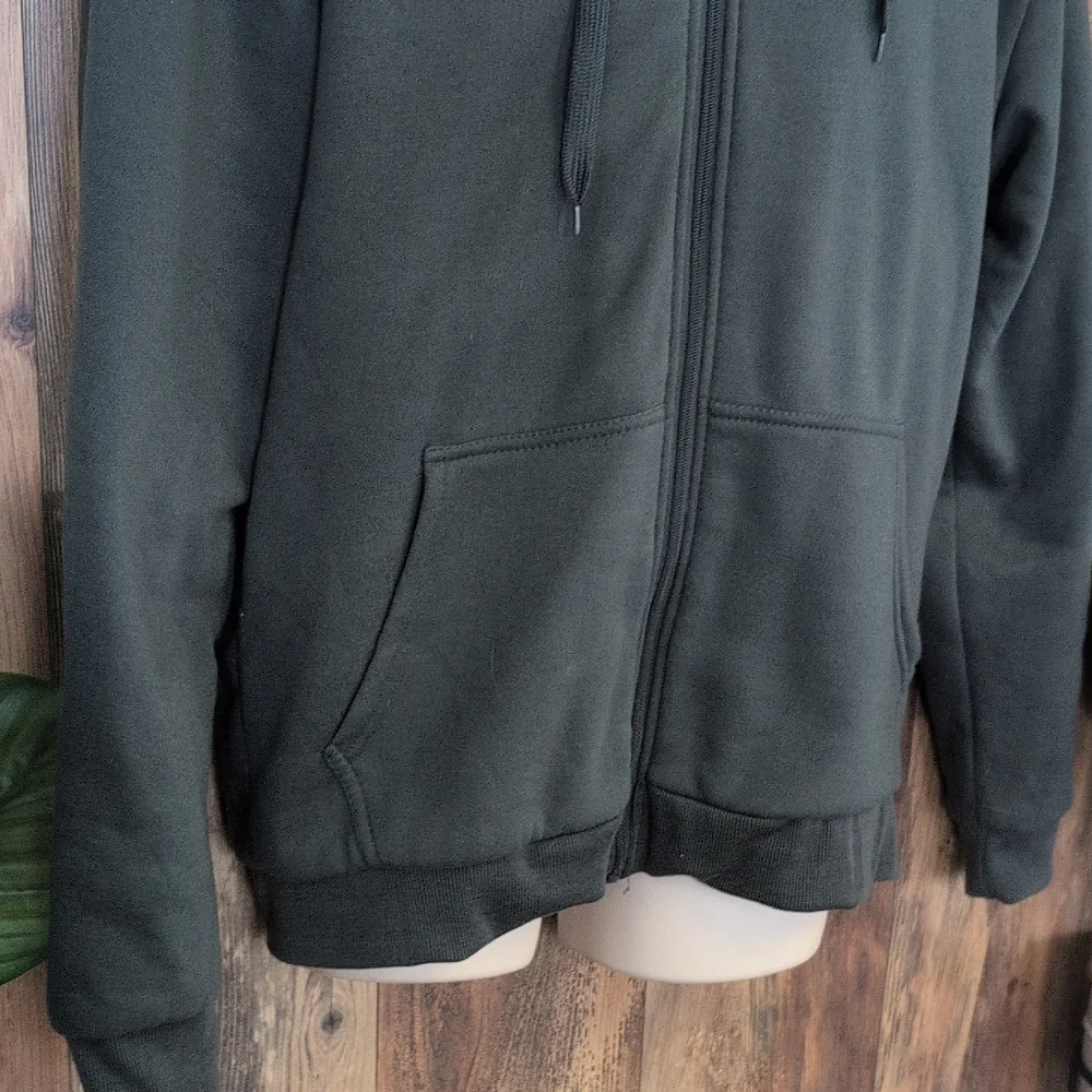 Big Ball Sports Men's Zip-Up Fleece Lined Hoodie Jacket L           P310
